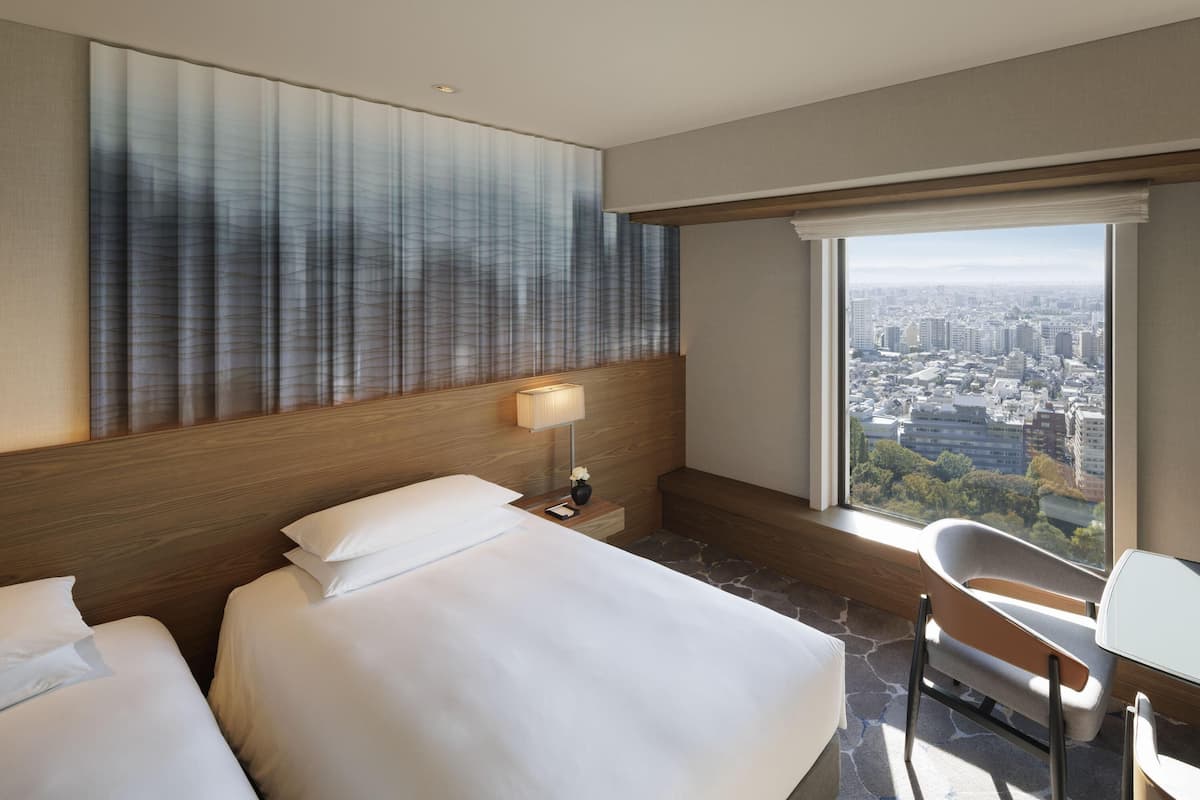 Room, 2 Twin Beds, Park View | 1 bedroom, in-room safe, desk, blackout drapes