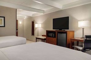 Room, 2 Queen Beds, Non Smoking | In-room safe, desk, blackout curtains, iron/ironing board