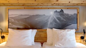Ropa de cama de alta calidad y minibar 