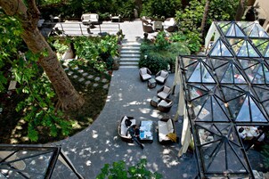 Suite junior, 1 cama de matrimonio grande con sofá cama | Vistas desde la habitación