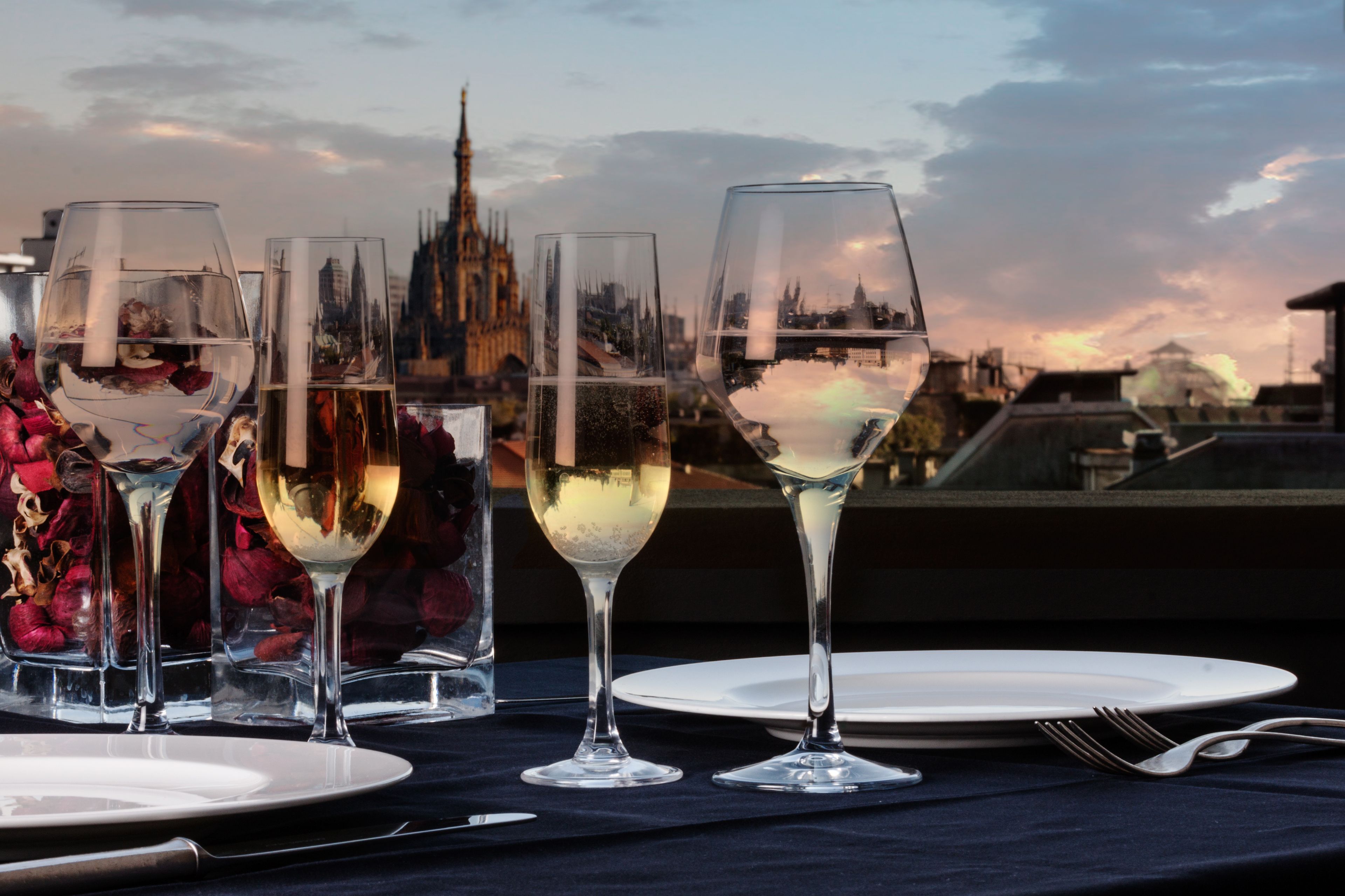 Breakfast, lunch, dinner served; Italian cuisine, garden views 