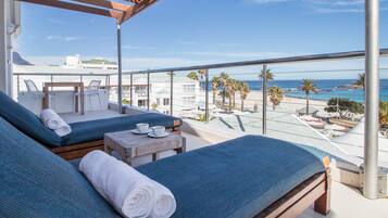 Attico, vista mare (Suite ) | Vista balcone