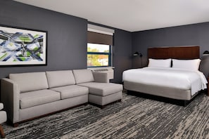Junior Suite, 1 King Bed with Sofa bed (Balcony) | Hypo-allergenic bedding, desk, blackout drapes, iron/ironing board