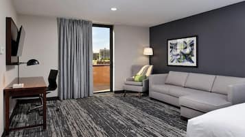 42-inch plasma TV with cable channels, TV