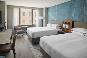 Premium bedding, in-room safe, individually decorated, desk - Washington Marriott at Metro Center (Washington)