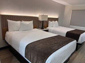 Standard Room, 2 Queen Beds | 1 bedroom, premium bedding, pillow-top beds, in-room safe