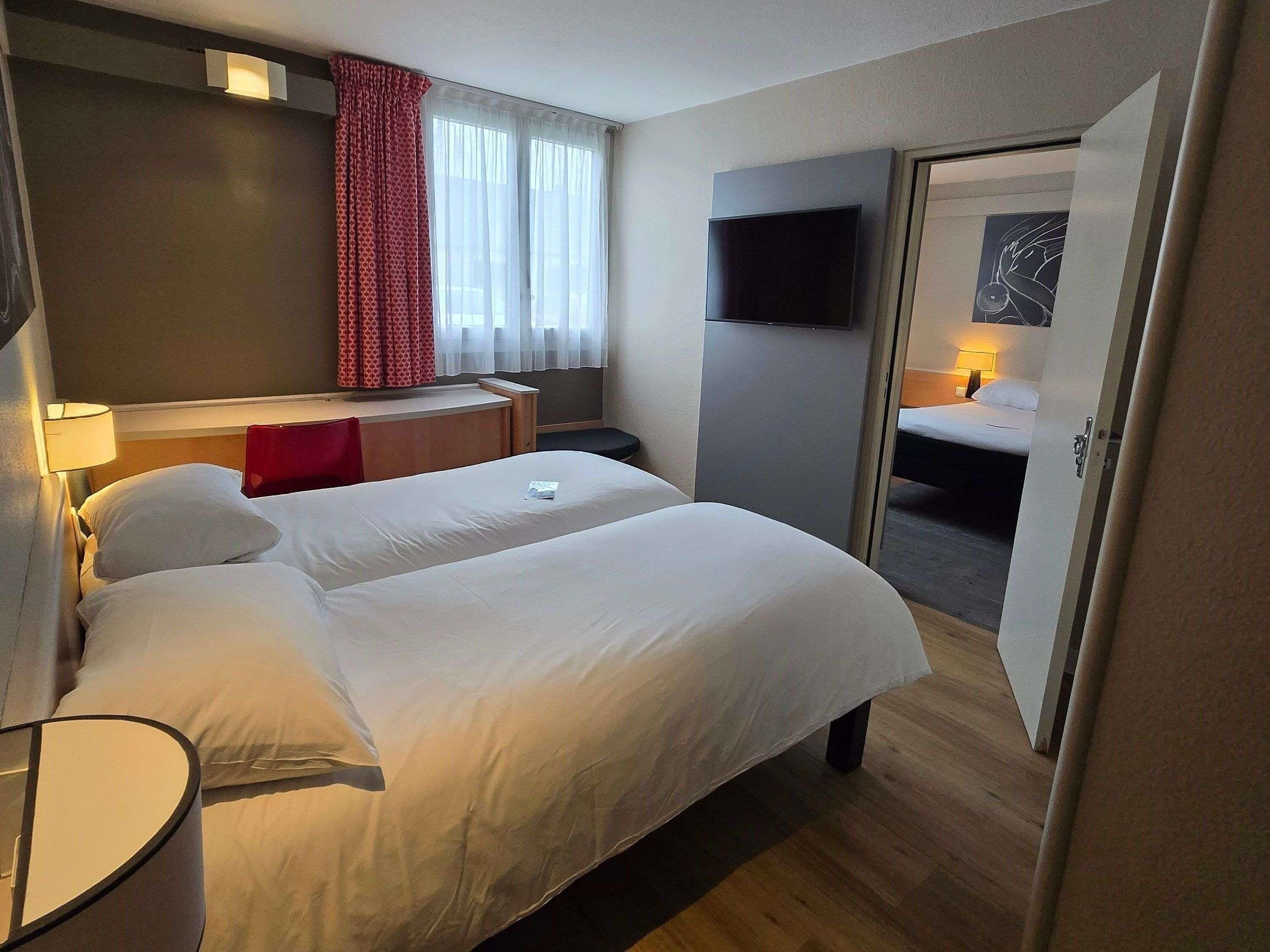 Room, 2 Double Beds | Premium bedding, in-room safe, desk, blackout drapes
