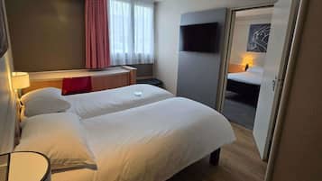 Room, 2 Double Beds | Premium bedding, in-room safe, desk, blackout drapes
