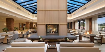 Hotel entrance and lobby at Hyatt Regency Monterey Hotel & Spa
