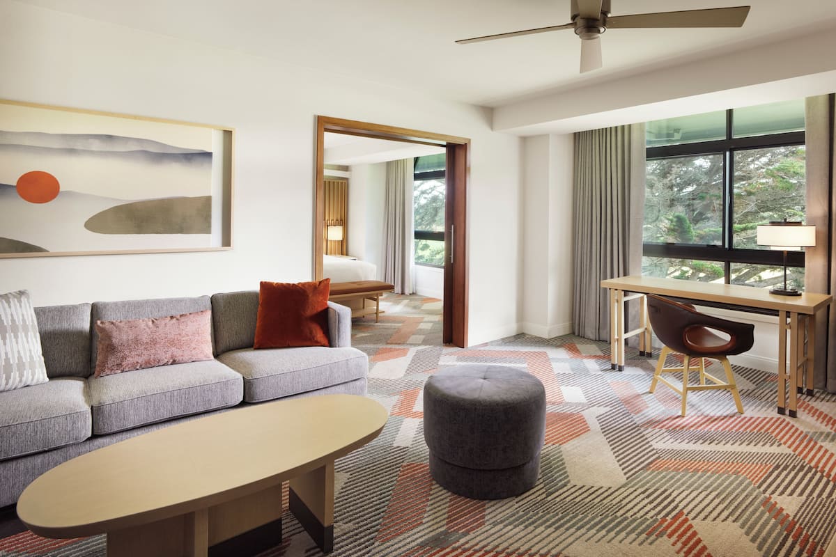 Suite (Monterey) | Premium bedding, down comforters, pillowtop beds, in-room safe