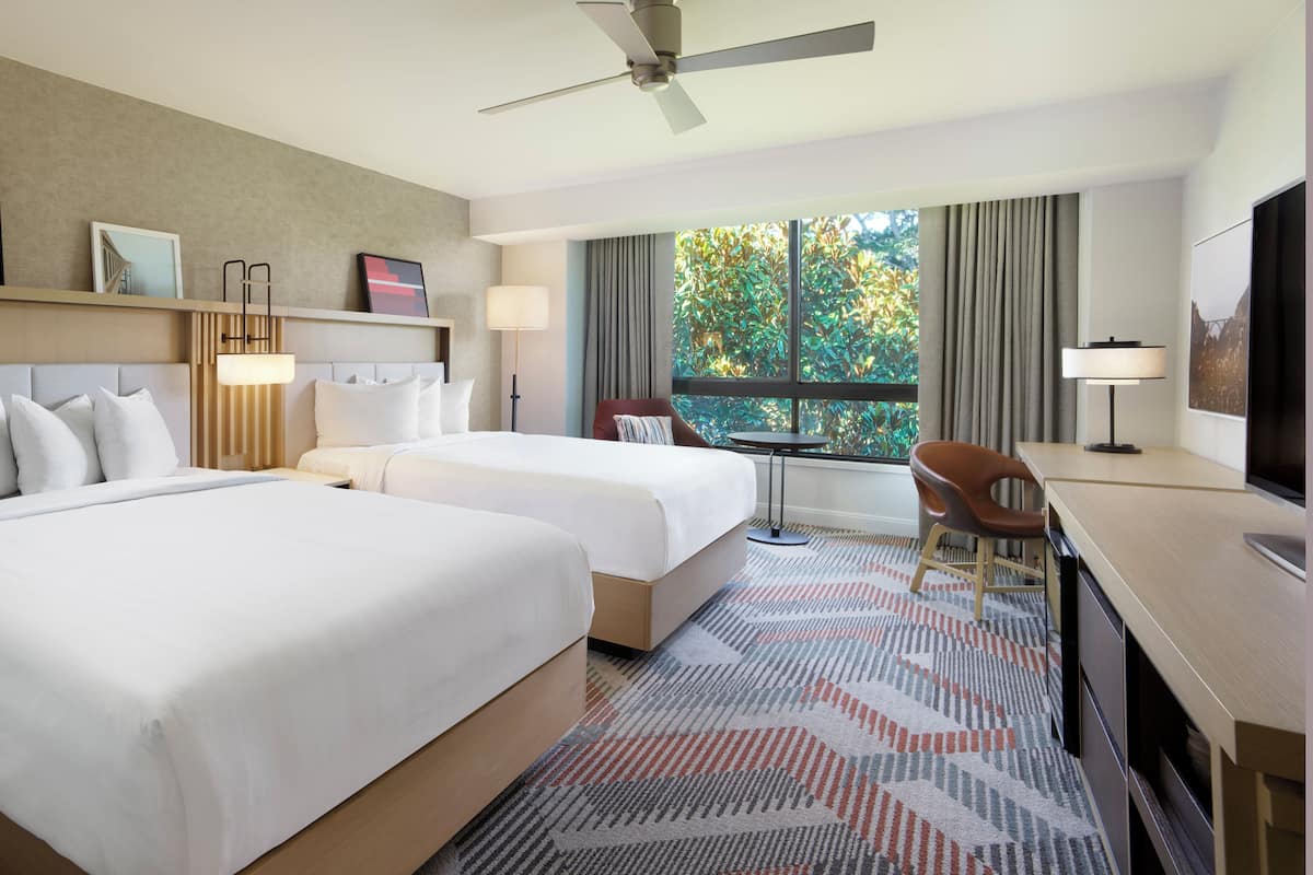 Room, 2 Queen Beds | Premium bedding, down comforters, pillowtop beds, in-room safe