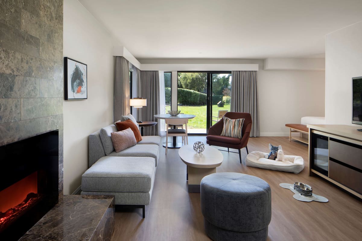 Suite (Monterey) | Premium bedding, down comforters, pillowtop beds, in-room safe