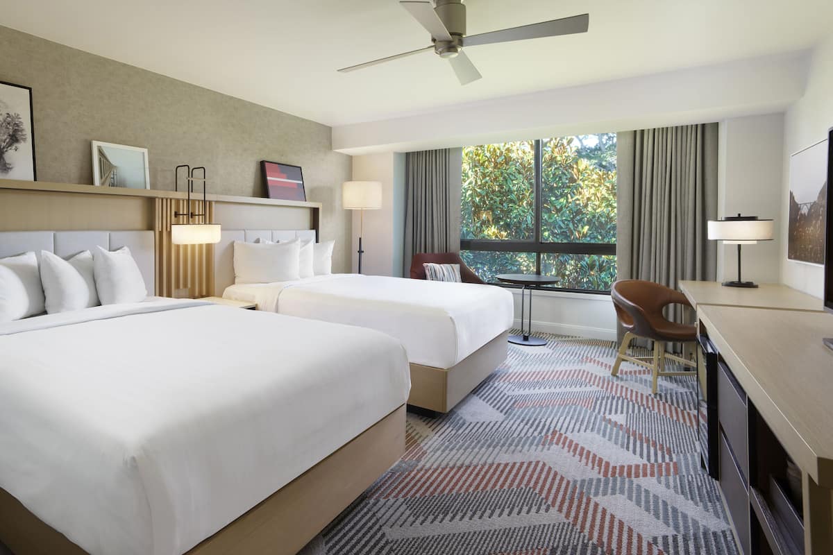 Room, 2 Queen Beds | Premium bedding, down comforters, pillowtop beds, in-room safe