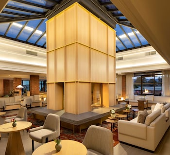 Hotel entrance and lobby at Hyatt Regency Monterey Hotel & Spa