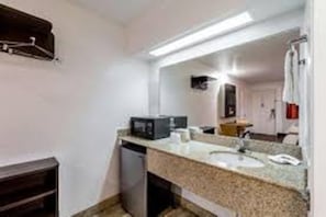 Free toiletries, hair dryer, towels