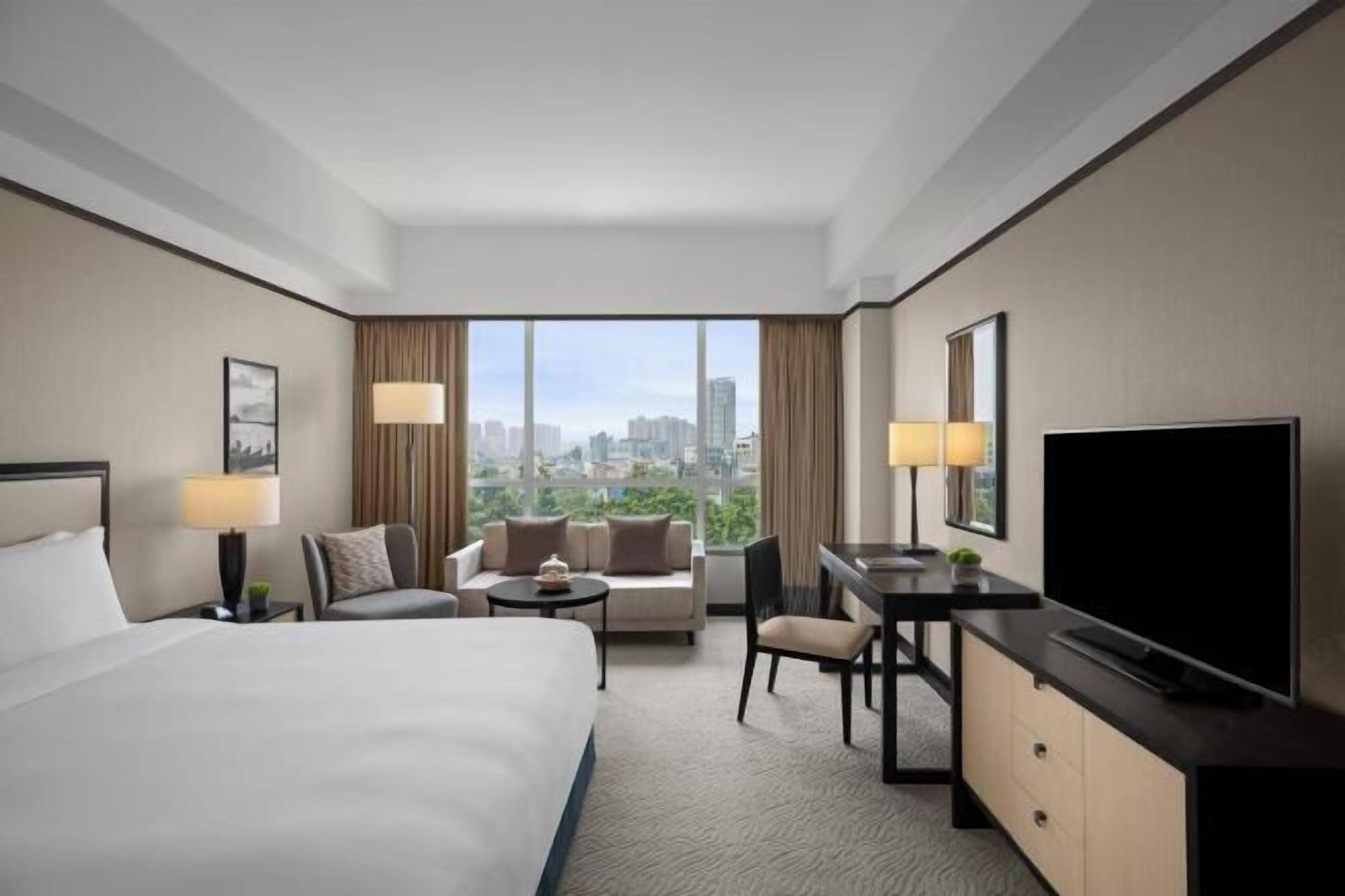 In-room safe, desk, blackout drapes, iron/ironing board