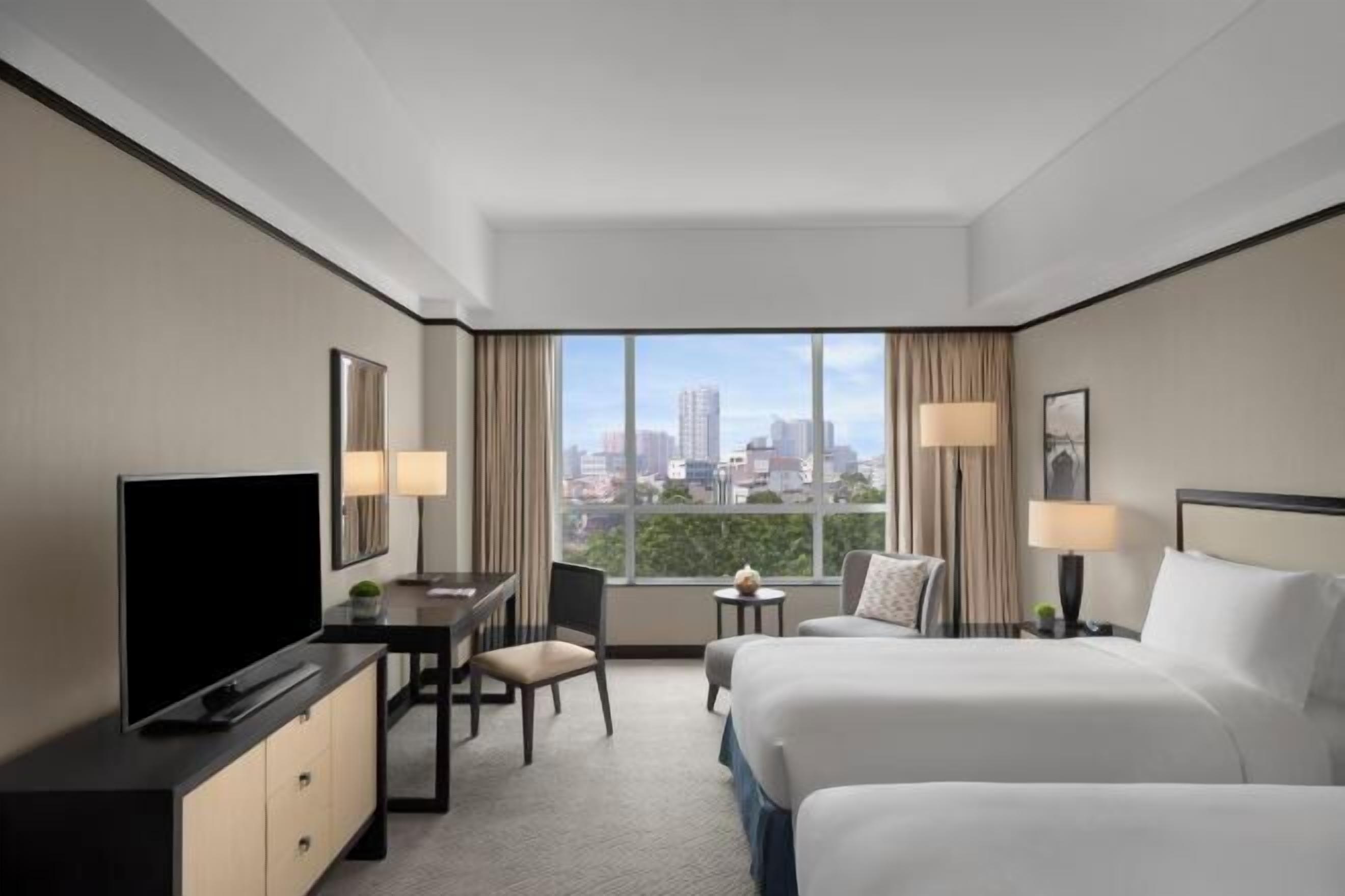 In-room safe, desk, blackout drapes, iron/ironing board