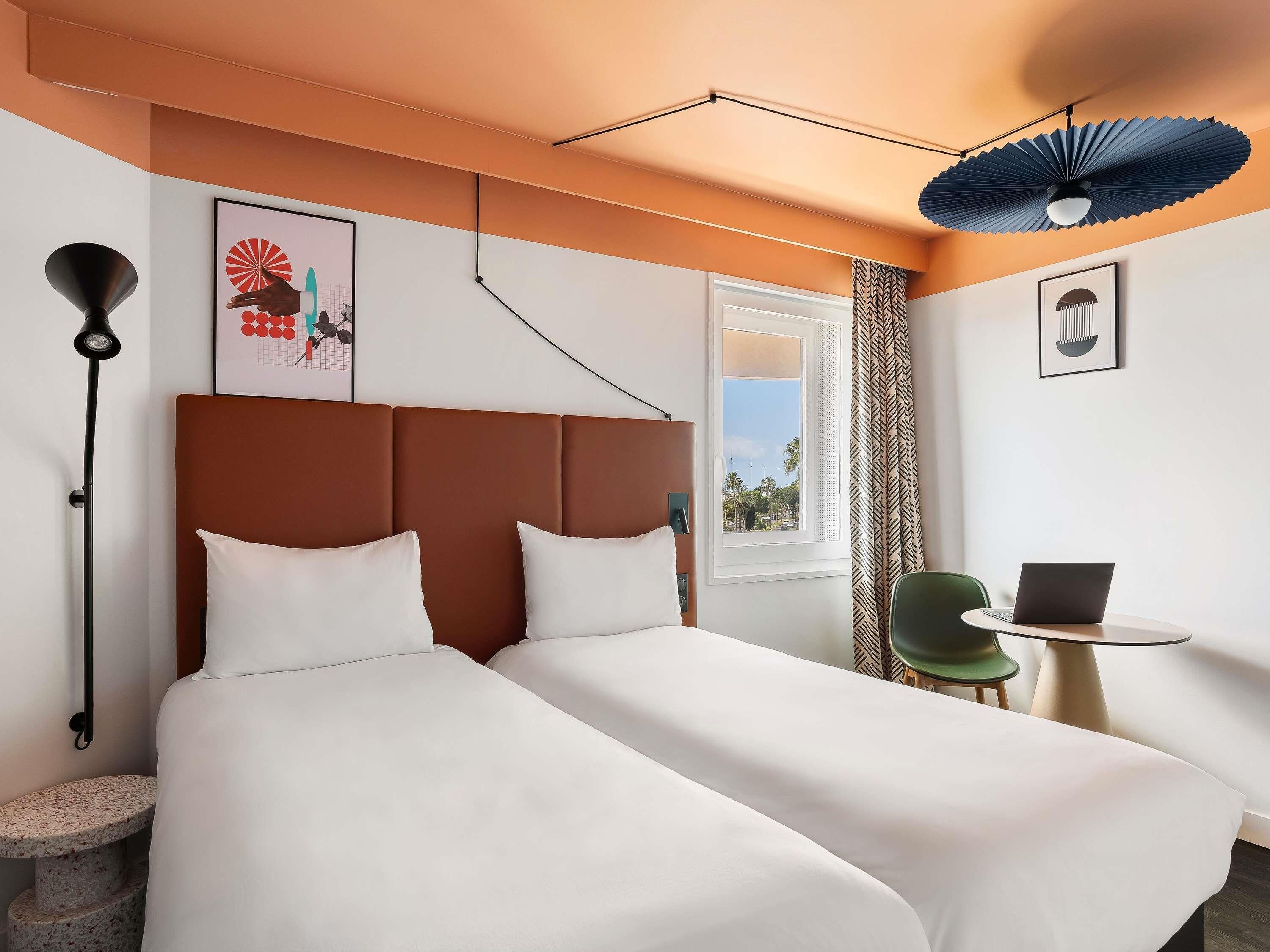 standard twin room, 2 single beds | hypo-allergenic bedding, desk, laptop workspace, blackout curtains