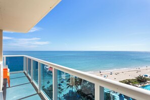 Suite, 1 Bedroom, Oceanfront, 1 King Bed | Beach/ocean view - Ocean Sky Hotel and Resort (Fort Lauderdale)