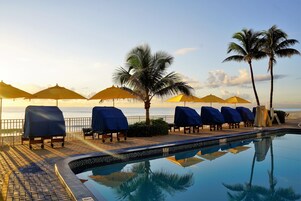 Outdoor pool, cabanas (surcharge), sun loungers