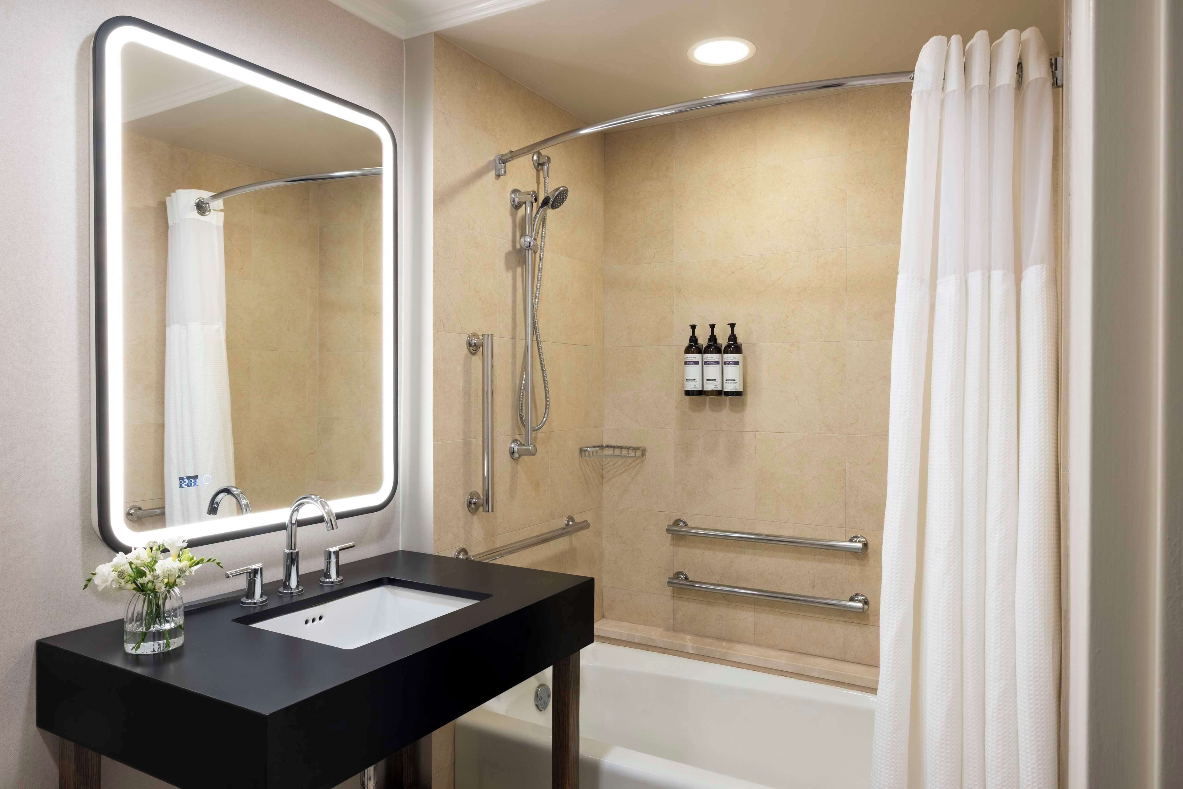 free toiletries, hair dryer, towels, soap