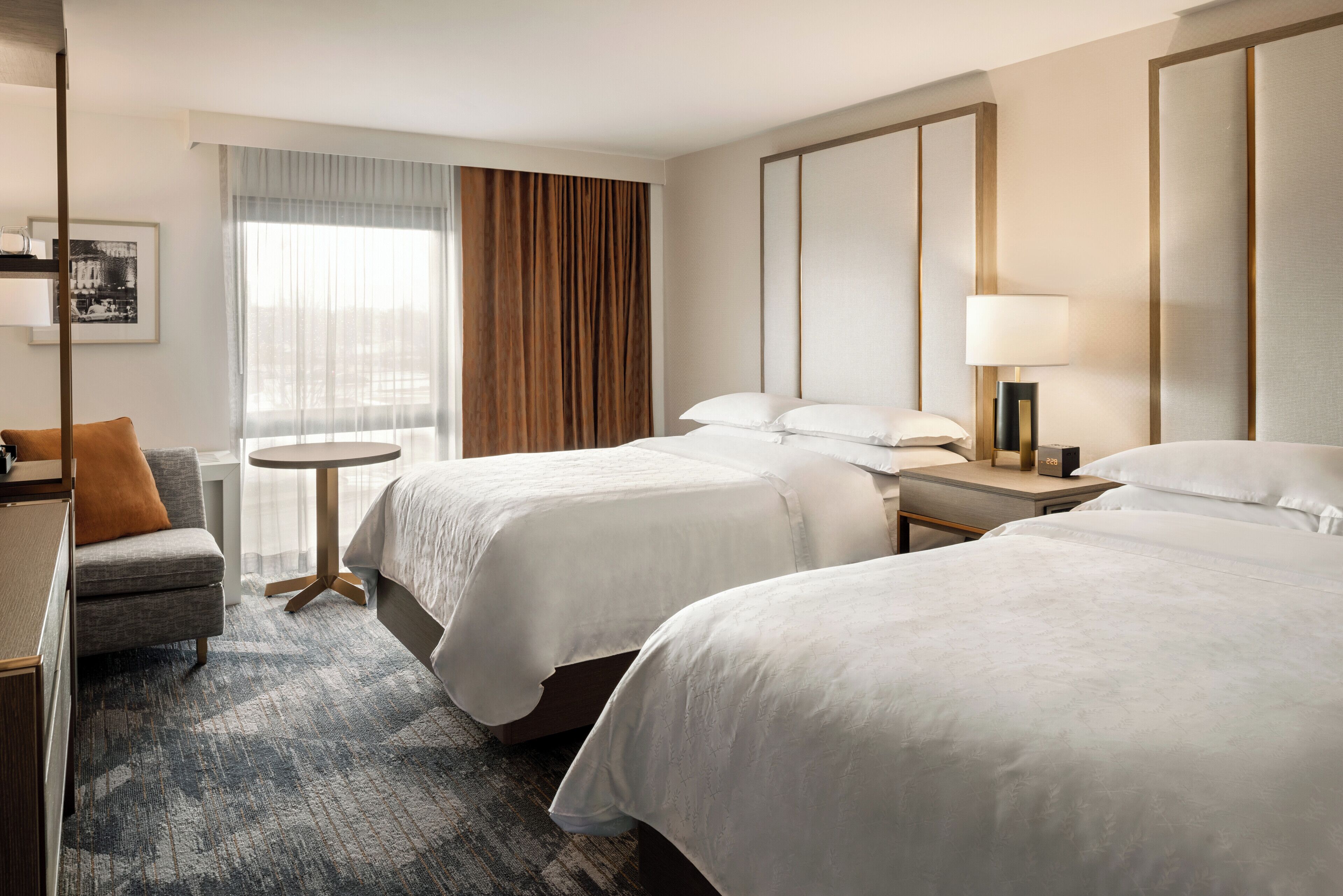 Room, 2 Double Beds | Premium bedding, in-room safe, desk, blackout drapes