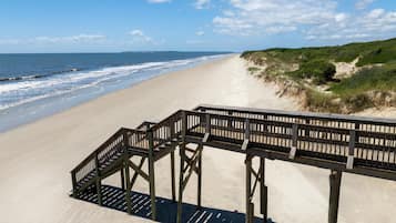 Beach nearby, white sand