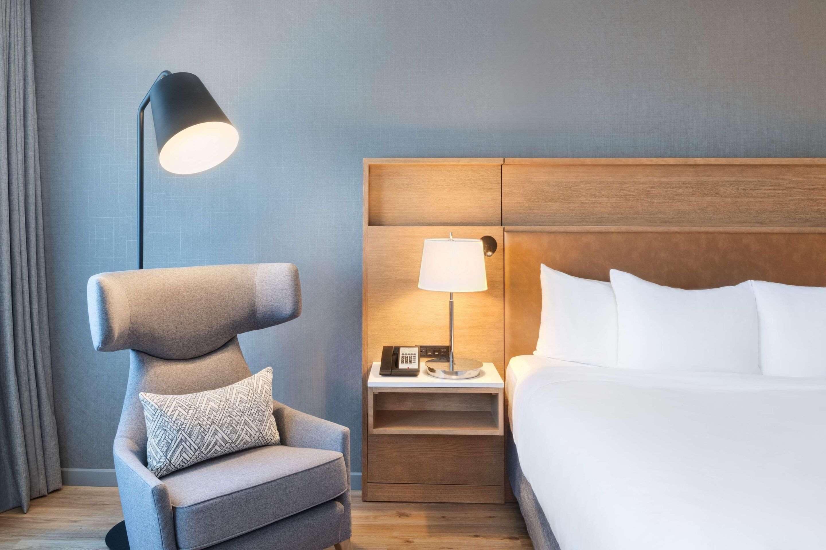 hypo-allergenic bedding, down duvets, pillow-top beds, in-room safe