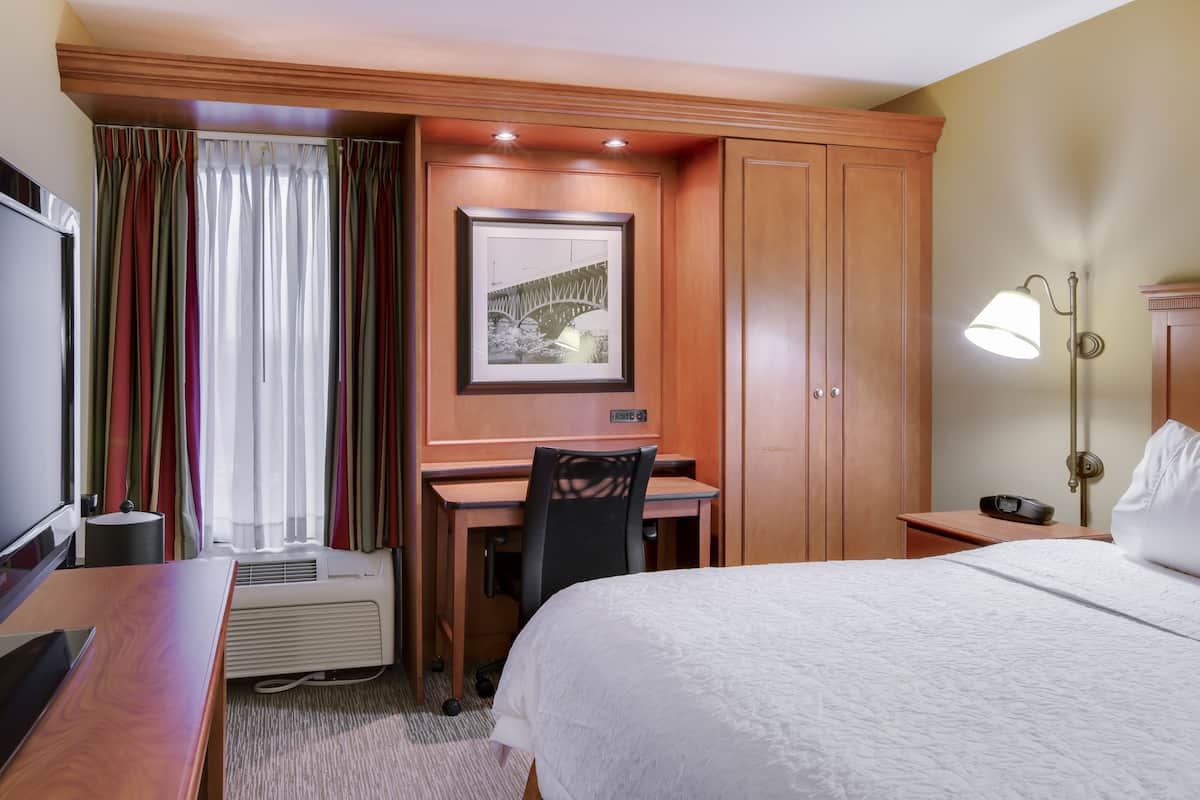 Pillow-top beds, in-room safe, blackout curtains, iron/ironing board