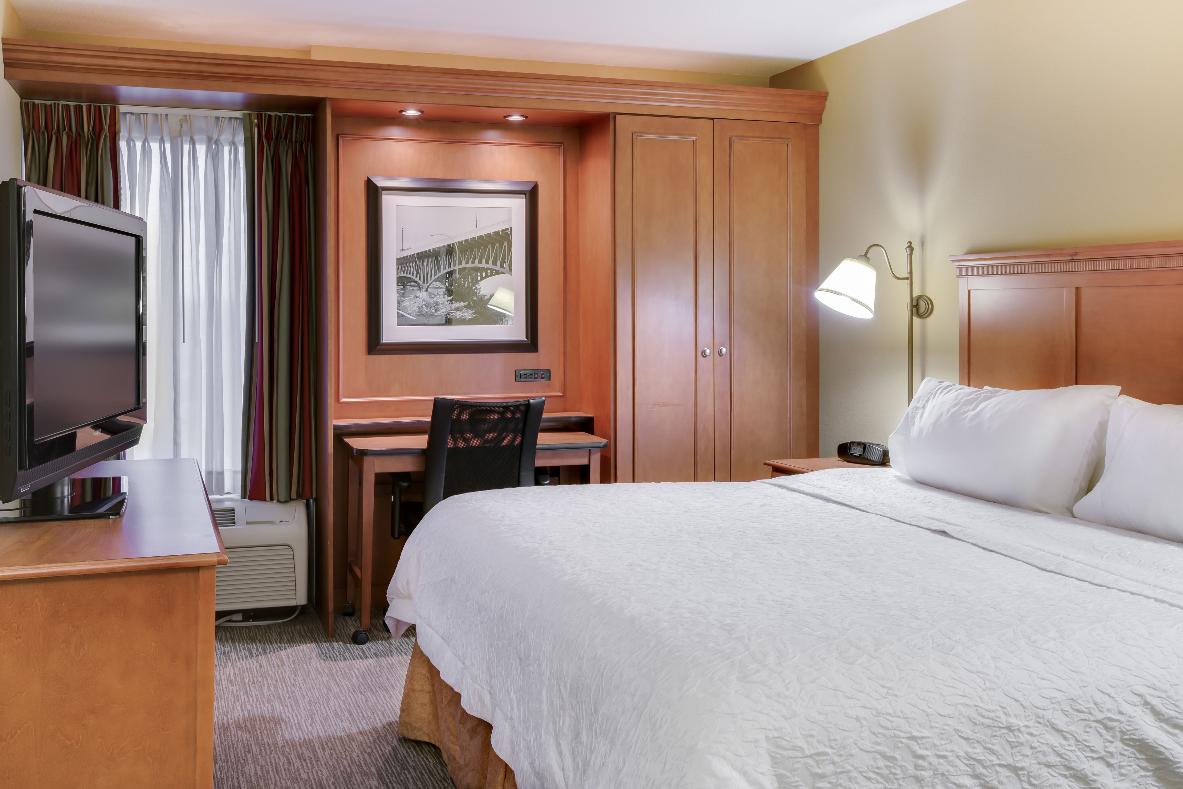 pillow-top beds, in-room safe, blackout curtains, iron/ironing board