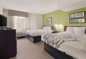 Suite, Multiple Beds, Non Smoking | Premium bedding, minibar, desk, blackout curtains