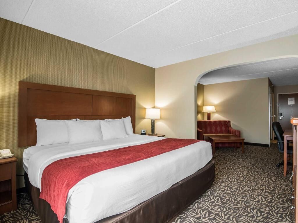 Premium bedding, in-room safe, laptop workspace, iron/ironing board