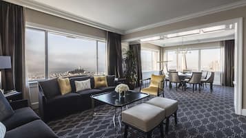 Suite, 1 King-Bett (Tony Bennett Legacy) | Italienische Bettbezüge von Frette, hochwertige Bettwaren