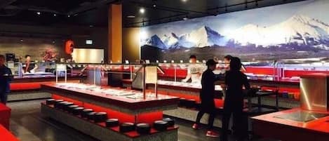 Lunch, dinner, brunch served; Asian cuisine