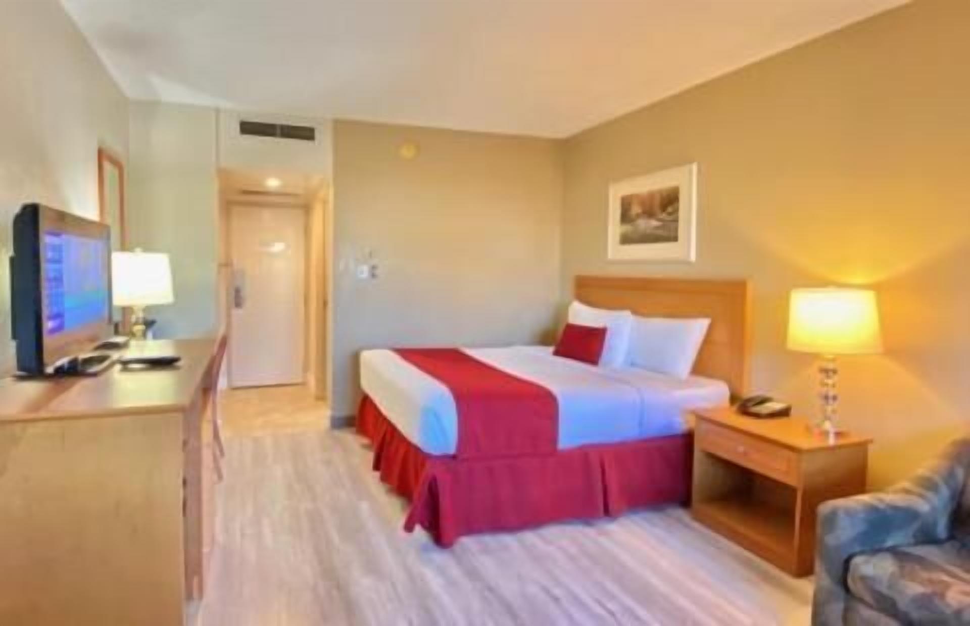 Individually furnished, desk, blackout curtains, iron/ironing board