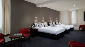 In-room safe, desk, iron/ironing board, cots/infant beds