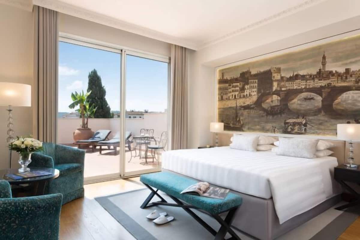 Ropa de cama de alta calidad y minibar