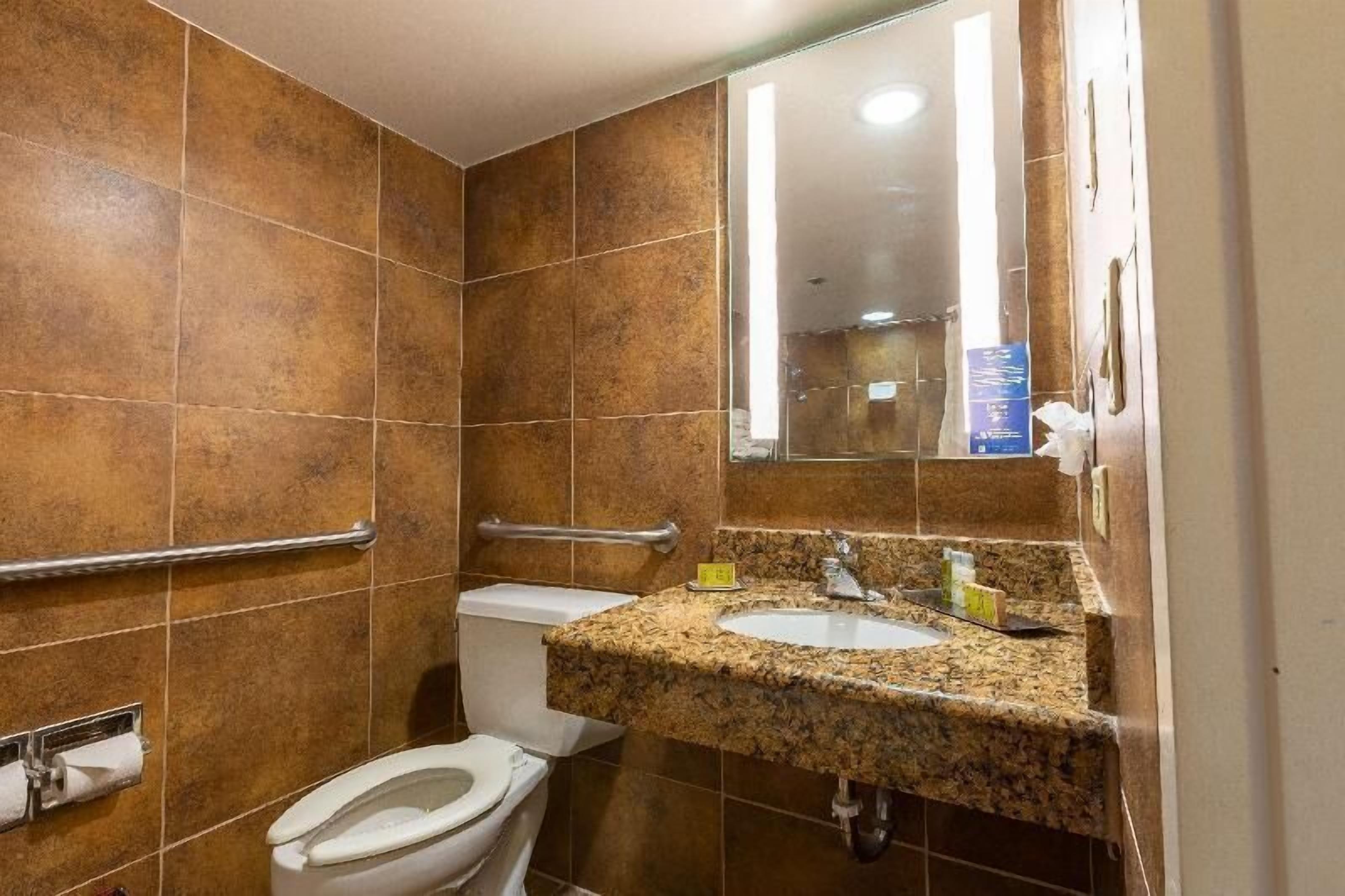 Free toiletries, hair dryer, towels, soap