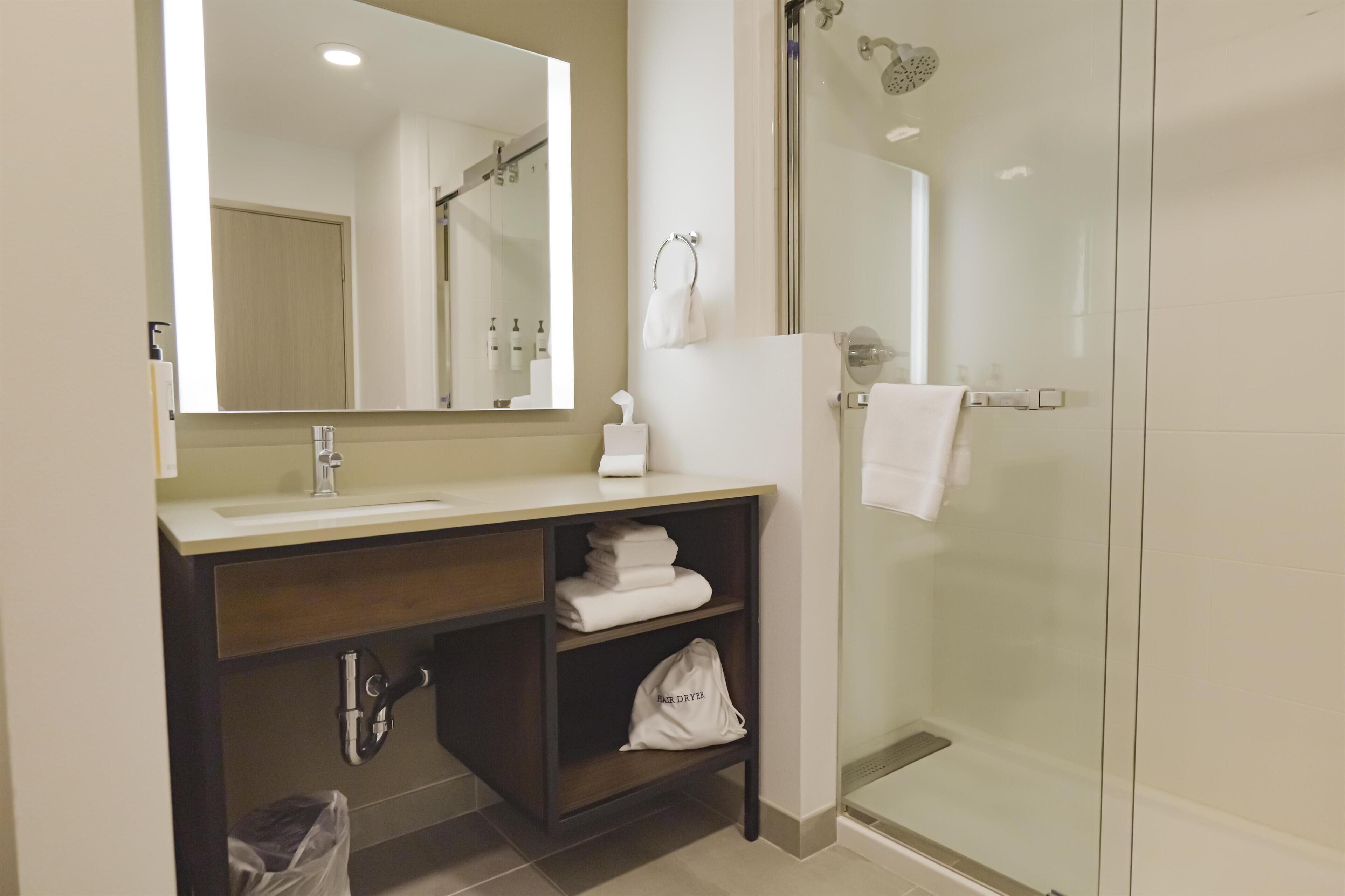 الدش داخل الحمام