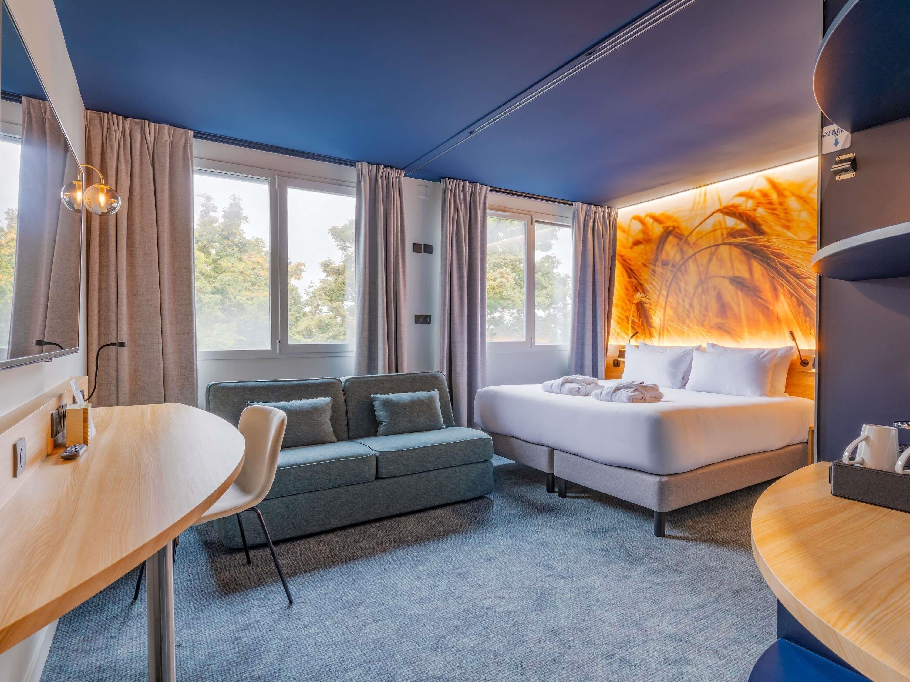 Privilege, 客房, 1 张双人床和 1 张沙发床 | 高档床上用品、客房内保险箱、办公桌、遮光窗帘