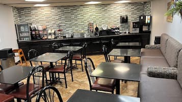Free daily self-serve breakfast