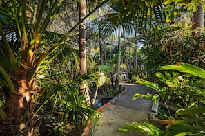 Blick auf den Garten
