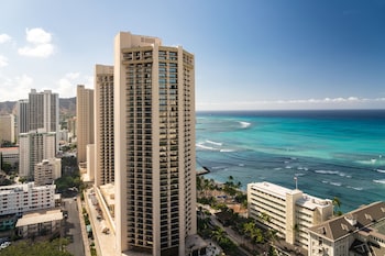 Premium bedding, down comforters, in-room safe, desk at Sheraton Princess Kaiulani