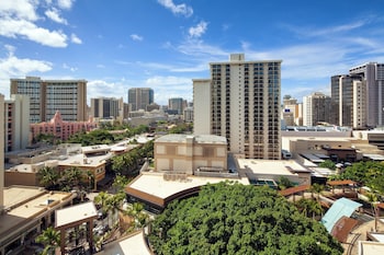 Premium bedding, down comforters, in-room safe, desk at Sheraton Princess Kaiulani