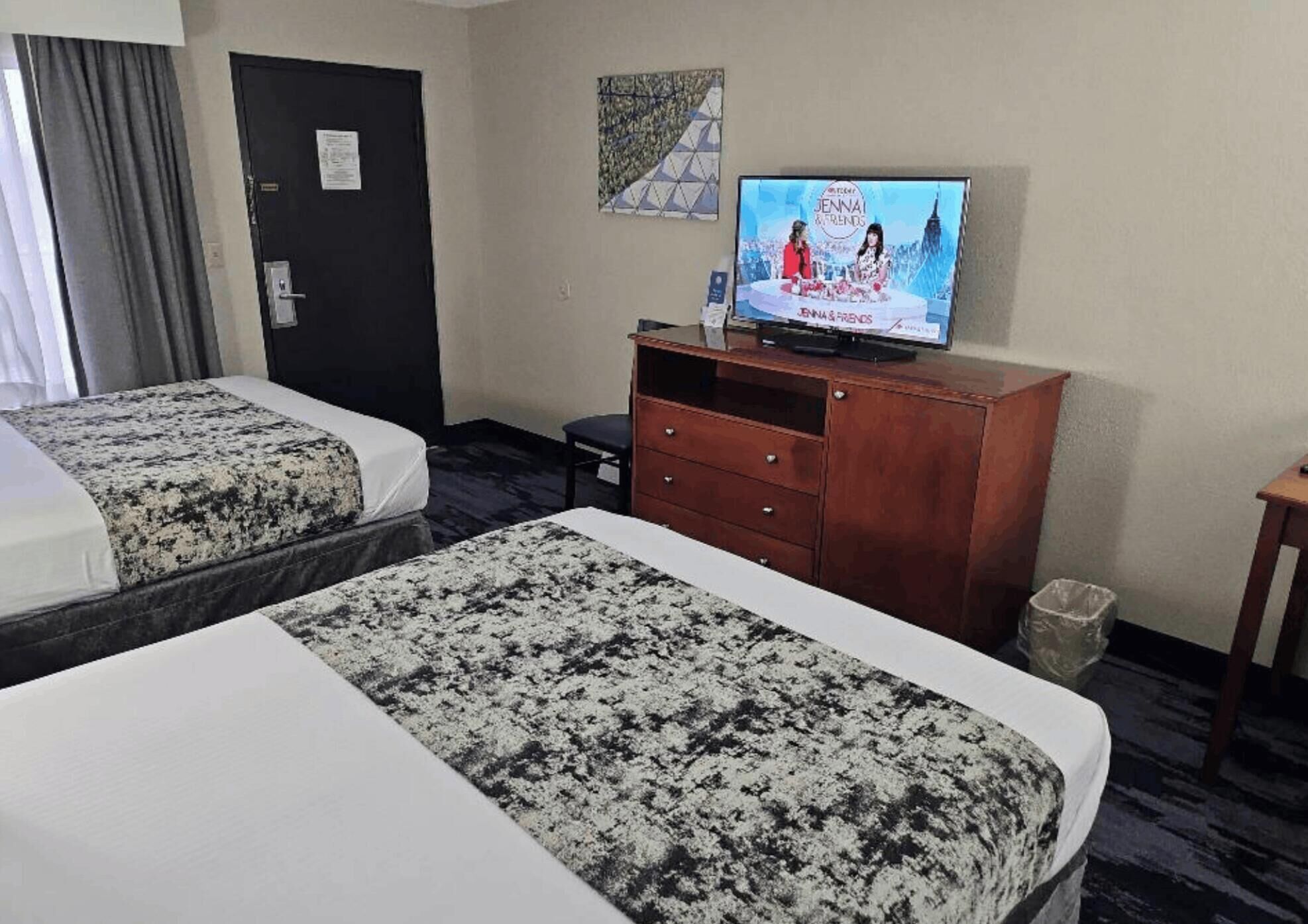 Desk, iron/ironing board, cribs/infant beds, rollaway beds