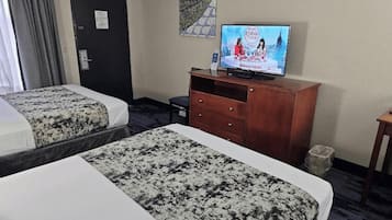 Desk, iron/ironing board, cribs/infant beds, rollaway beds