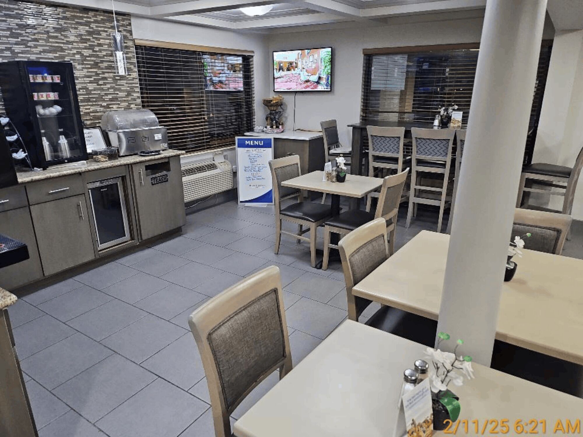 Desayuno completo incluido todos los días