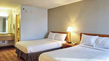 Individually furnished, blackout drapes, free WiFi, bed sheets