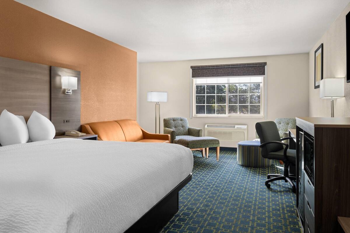 Studio Suite, 1 King Bed, Non Smoking | Premium bedding, desk, iron/ironing board, cribs (free)