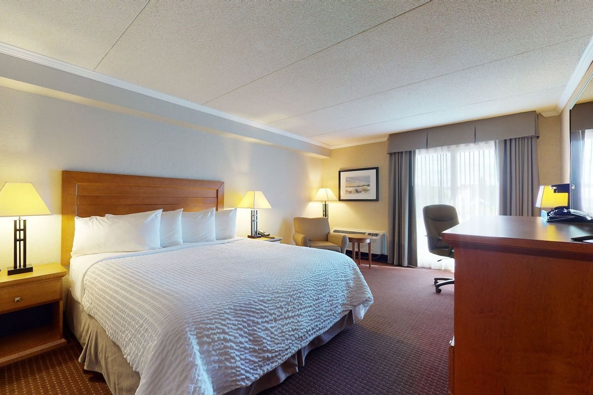 Premium bedding, blackout curtains, iron/ironing board, WiFi